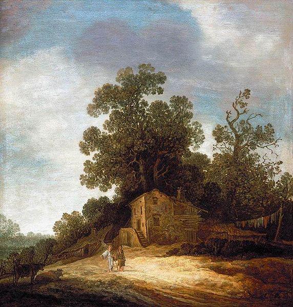 Pieter de Molijn Pastoral Landscape with Tobias and the Angel